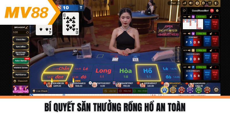 Bí quyết săn thưởng Rồng Hổ an toàn