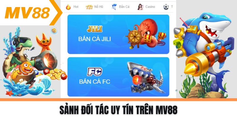 Sảnh đối tác uy tín trên MV88