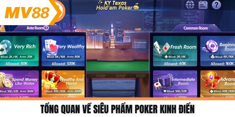 Tổng quan về siêu phẩm Poker kinh điển